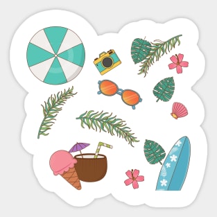 Summer Essentials 2021 Sticker